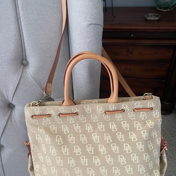 Dooney & Bourke Pristine Leather trim Bag - Picture 2 of 16